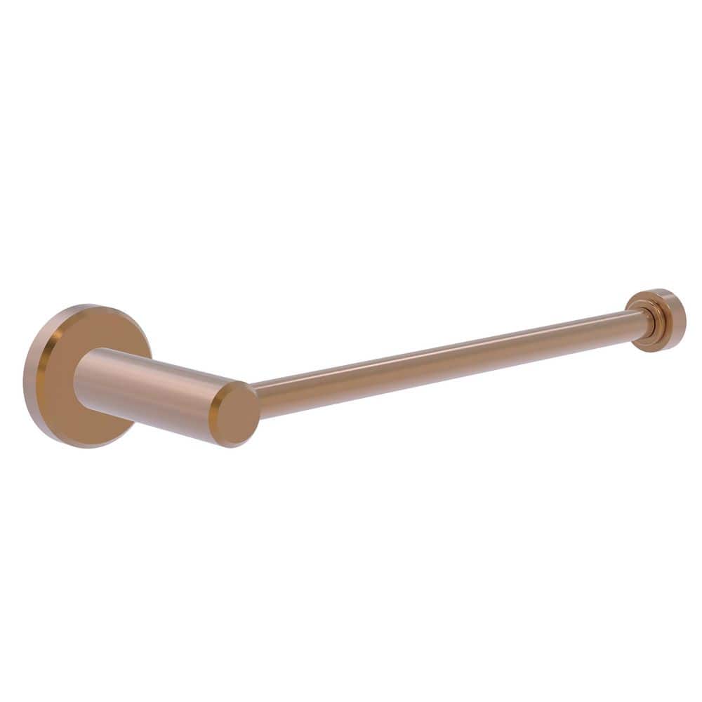10.08'' Brushed Bronze Wall Mounted Towel Bar