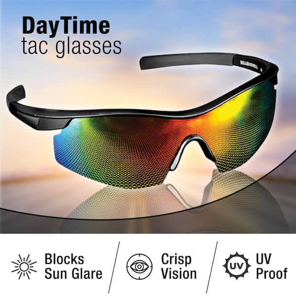2 in 1 Car Transparent Anti-Glare Glass Car Sun Visor for Day