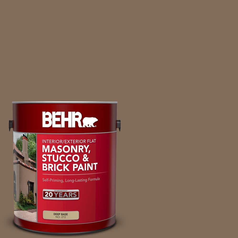 1 gal. #MQ2-49 Kaffee Flat Masonry, Stucco and Brick Interior/Exterior Pain