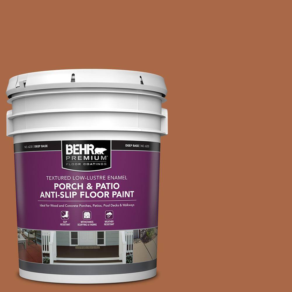 5 gal. #PPU3-16 Maple Glaze Textured Low-Lustre Enamel Interior/Exterior Porch and Patio Anti-Slip Floor Paint price history on PriceWatchPro