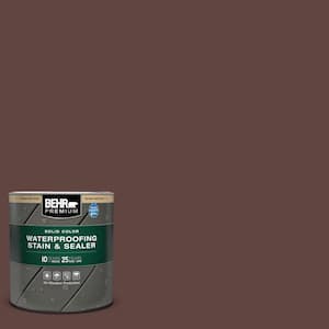 1 qt. #PPU3-20 Cinnabark Solid Color Waterproofing Exterior Wood Stain and Sealer