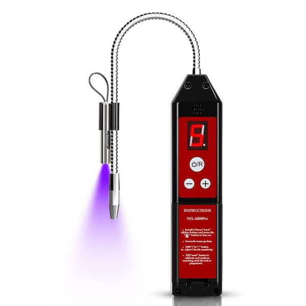 phyfalip 6000PRO Halogen Leak Detector Freon Gas Leakage Tester HVAC Air Condition, Refrigerant Leak Detector with LED Light