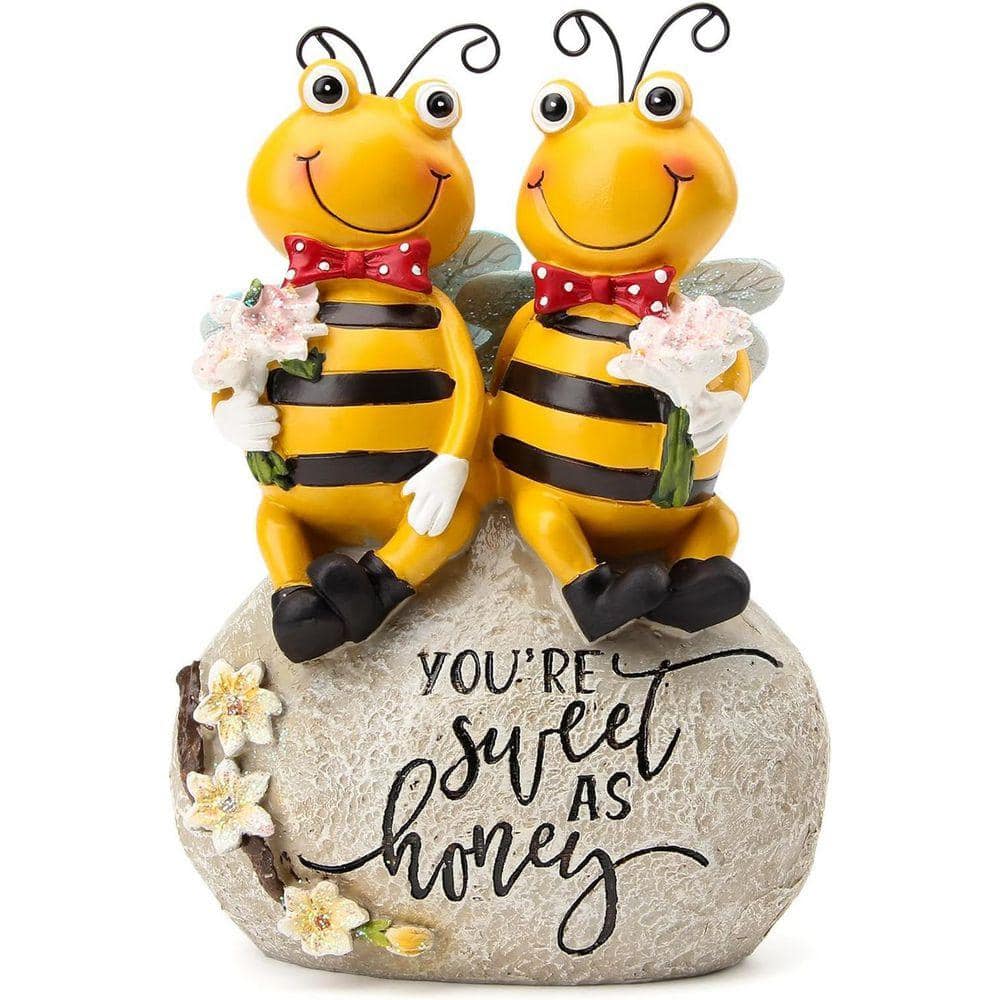Honey Bee Figurine for Outdoor YNLIN215 - The Home Depot