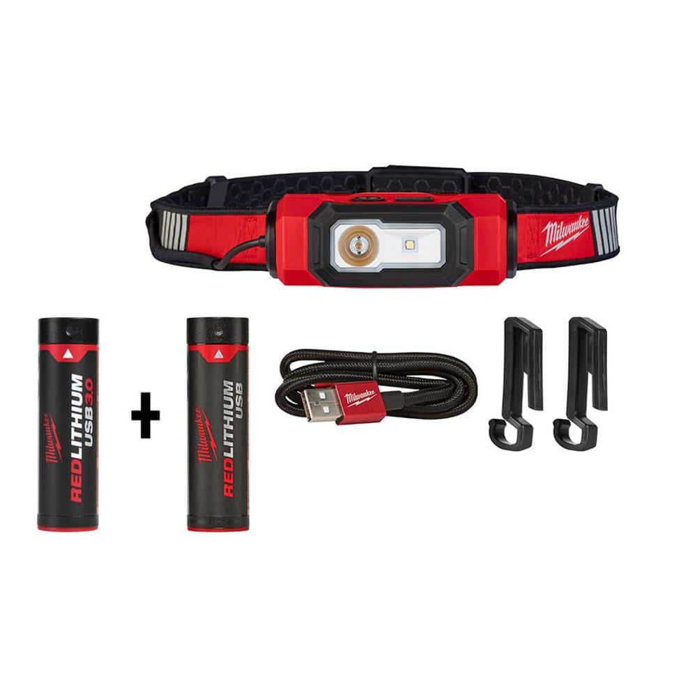 Milwaukee 600 Lumens LED REDLITHIUM USB 360Degree Visibility Hard Hat