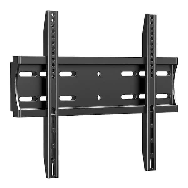 Retractable Fixed TV Wall Mount for 43 in. - 65 in. TVs Low Profile Universal Bracket Safe Lock Max VESA 400x400mm