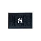 MLB New York Yankees Black 19 in. x 30 in. Vinyl Indoor/Outdoor Door Mat