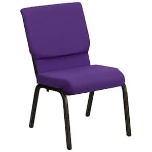 Fabric Stackable Chair in Purple