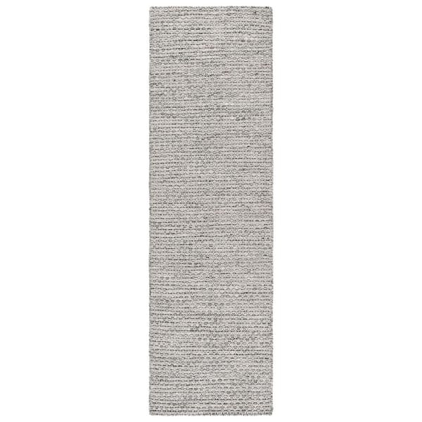 SAFAVIEH Vermont 2 ft. x 8 ft. Gray Abstract Lattice Runner Rug VRM808F ...