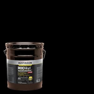 5 gal. ROC Alkyd V7400 Direct-to-Metal High-Gloss Black Interior/Exterior Enamel Paint