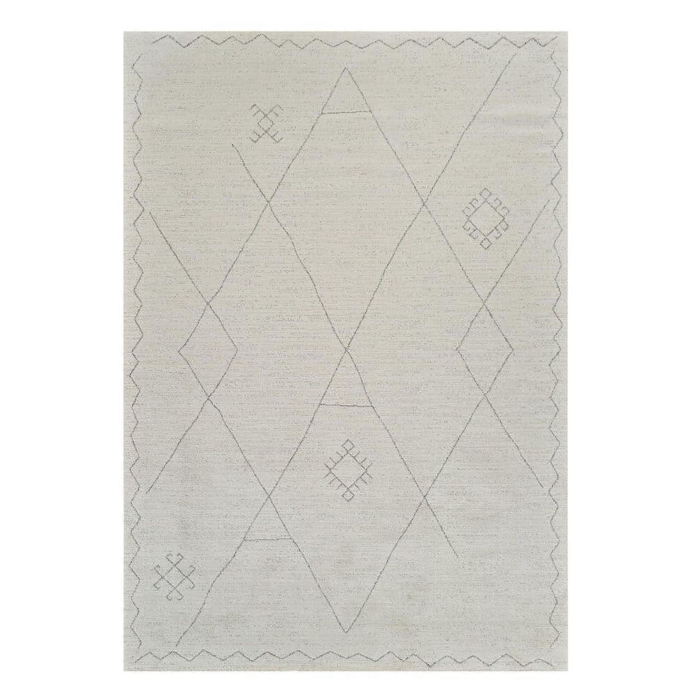 4' X 6' Cream and Beige Abstract Non Skid Area Rug price history on PriceWatchPro