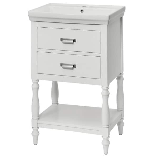 Foremost Cherie 24 in. Vanity Combo in White CHWVT2435 - The Home Depot