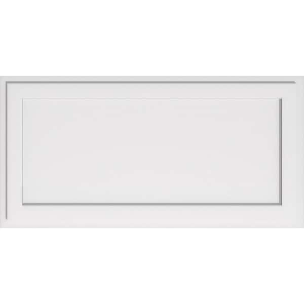 Ekena Millwork 1 in. P X 40 in. W X 20 in. H Rectangle Architectural Grade PVC Contemporary Ceiling Medallion