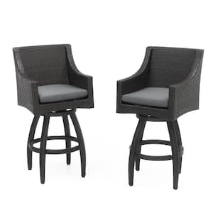 gray outdoor bar stools