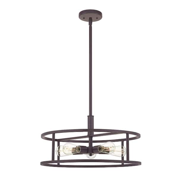 Quoizel New Harbor 5-Light Western Bronze Pendant