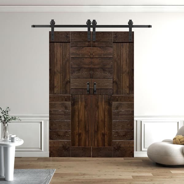 ISLIFE 72 in. x 84 in. (18 in. x 84 in. x 4 Panels) Kona Coffee