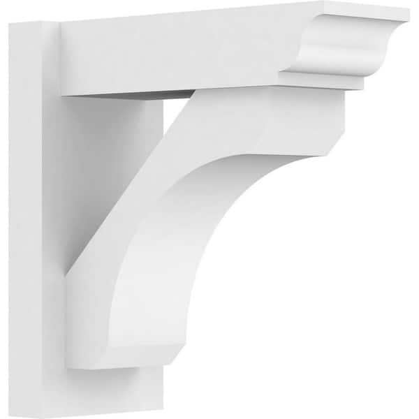 Ekena Millwork Legacy 7 in. W x 16 in. H x 16 in. D Signature Urethane Polyurethane Outlooker with Traditional Ends