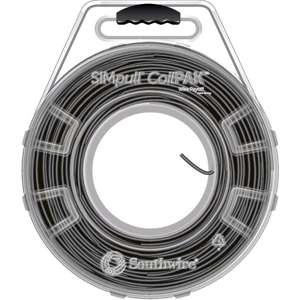 Southwire 1250 ft. Black 10/1 Sol CU CoilPAK SIMpull THHN