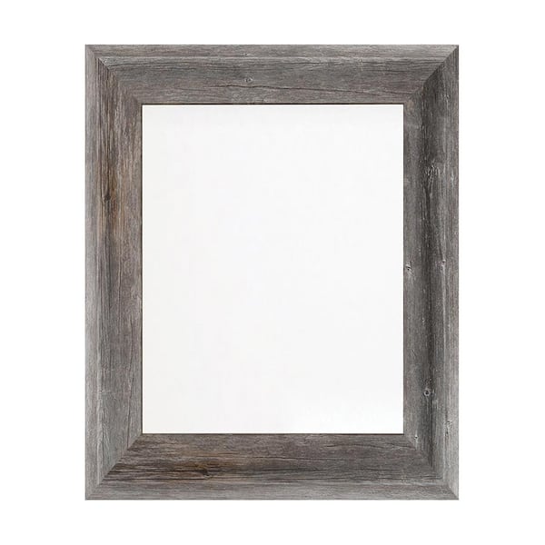 BrandtWorks 22.5 in. W x 27 in. H Americana Timber Rustic Sloped Wall Mirror