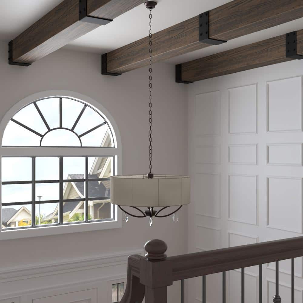 Heritage Timber Smooth Faux Wood Beam Strap, 4" x 4"