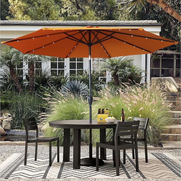 lighted patio umbrella home depot