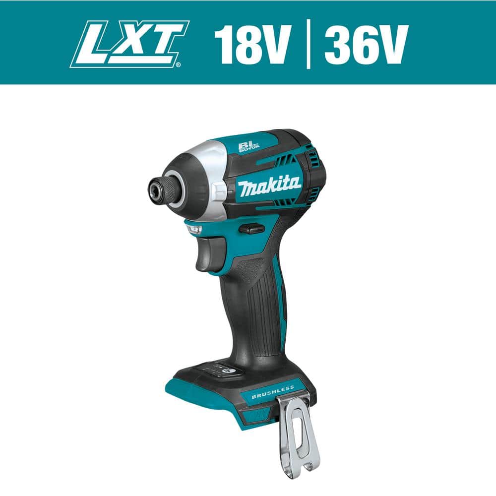 Makita 18V LXT Lithium-Ion Brushless 1/4 in. Cordless Quick-Shift