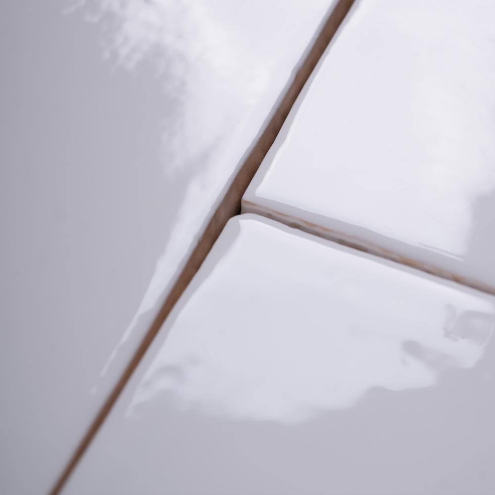 White Glossy 3x6 Ceramic Subway Wall Tile
