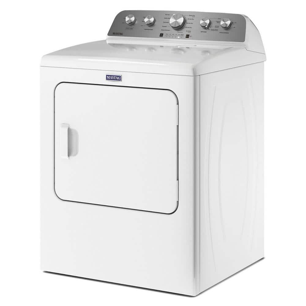 7.0 cu. ft. Vented Electric Dryer in White