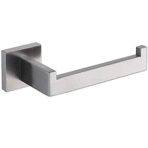 Bathroom Wall-Mount Single Post Toilet Paper Holder Stainless Steel Tissue Roll Holder in Brushed Nickel