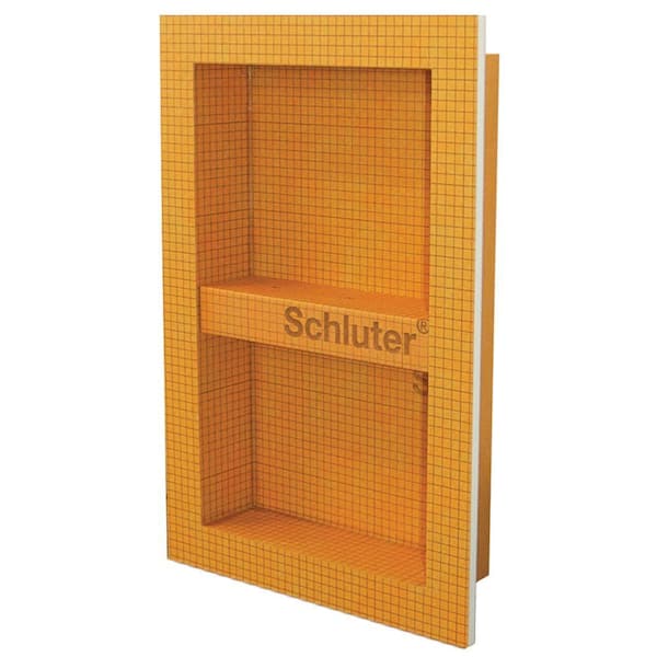 Schluter 12 in. W x 20 in. H x 3.5 in. D Kerdi-Board-SN Shower Niche in Orange