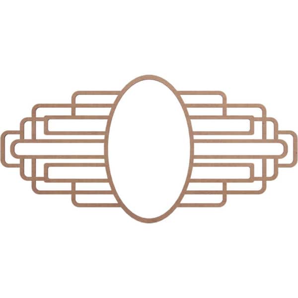 Ekena Millwork 0.375 in. x 7.5 in. x 10 in. Wood Medallion Moulding