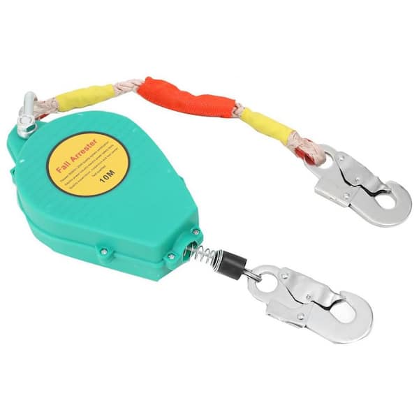33 ft. Self Retracting Lifeline Fall Arrester Lanyard Safety Harness Protection with Alloy Steel Hook
