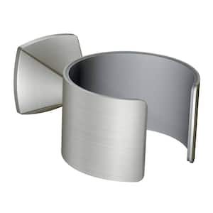 Voss Wall Mounted Hair Dryer Holder in Brushed Nickel
