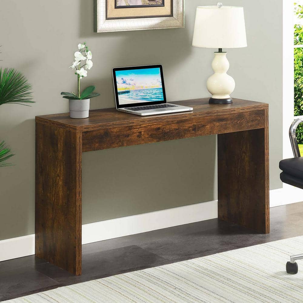 Barnwood 48'' Wood Console Table with Storage