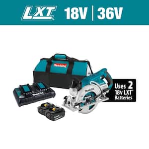 18V X2 LXT 5.0Ah Lithium-Ion (36V) Brushless Cordless Rear Handle 7-1/4 in. Circular Saw Kit