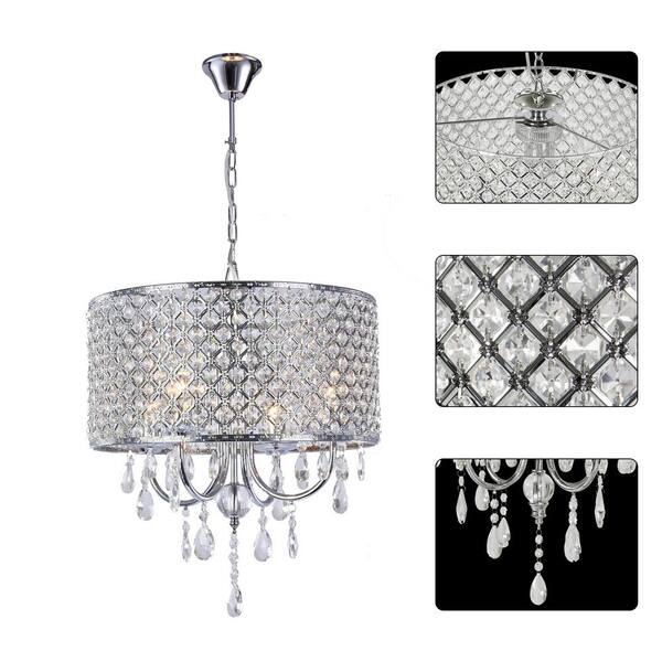 raindrop chandelier home depot