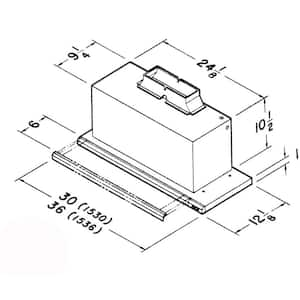 15000 Silhouette 30 in. 490 Max Blower CFM Under-Cabinet Slide-Out Range Hood with Light in Brushed Aluminum