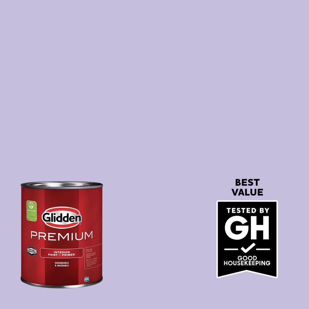 Glidden Premium 1 gal. PPG1247-4 Purple Dragon Satin Interior
