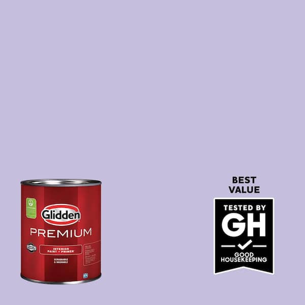 Glidden Premium 1 gal. PPG1247-4 Purple Dragon Semi-Gloss Interior Paint