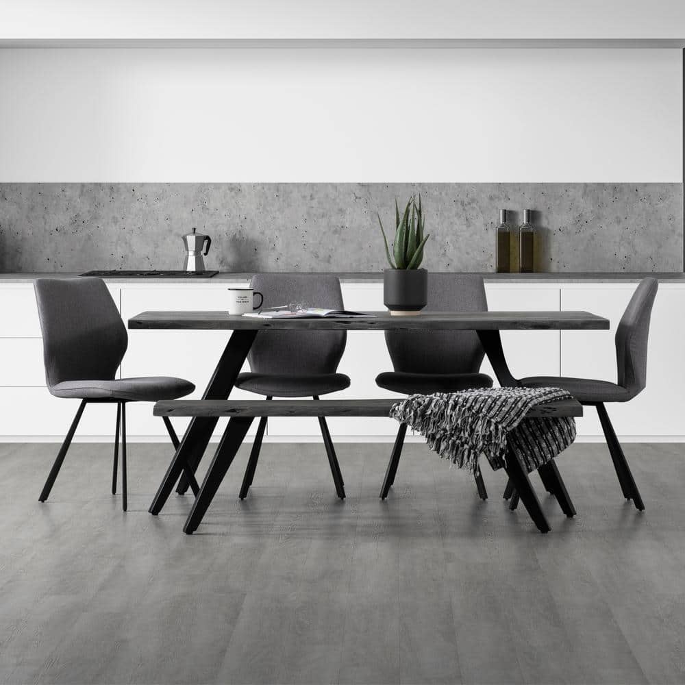 Reclaimed Wood Contemporary 70'' Dining Table with Iron Legs