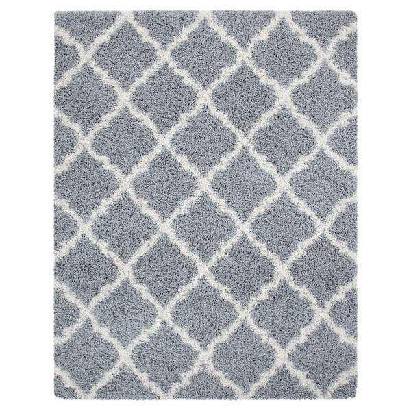 SOHO Shaggy Collection Trellis Lattice Design Shag Area Rug Rugs 3 Color Options Green, 5 x 7 SOHO Shaggy Collection Trellis Lattice Design Shag Area Rug Rugs 3 Color Options Green, 5 x 7