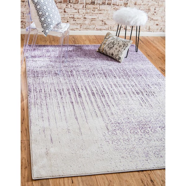 Del Mar Jennifer Purple 5' 0 x 8' 0 Area Rug