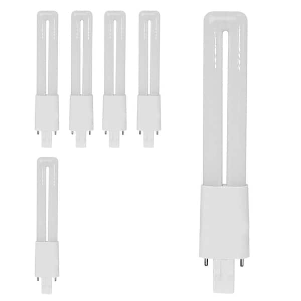 Feit Electric 13-Watt Equivalent PL Twin Tube CFLNI Bi-Pin Plug-In GX23 Base CFL Replacement LED Light Bulb, Soft White 2700K (6-Pack)