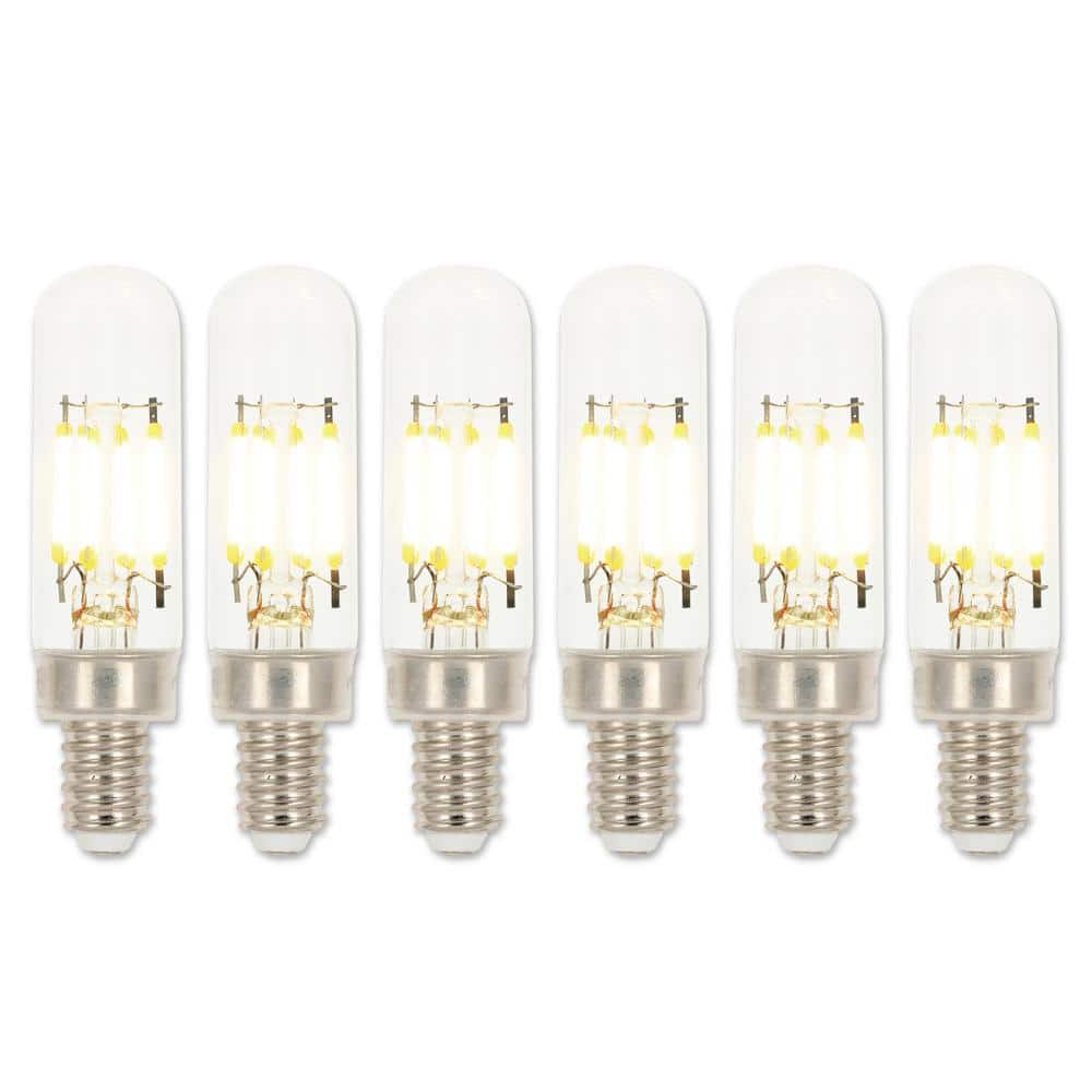25 Watt Equivalent T6 Clear Dimmable LED Bulb Set