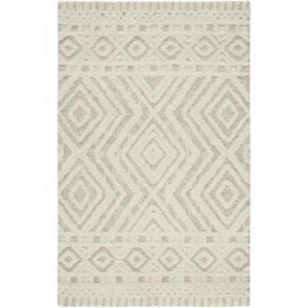 Ivory 5 ft. x 8 ft. Geometric Area Rug price history on PriceWatchPro