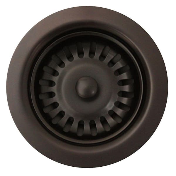 Whitehaus Collection 3.5 in. Basket Strainer in Oil Rubbed Bronze