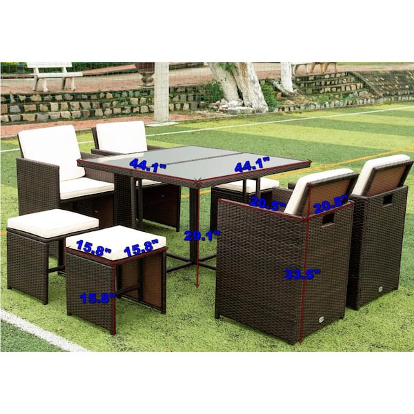 Patio dining deals and conversation set