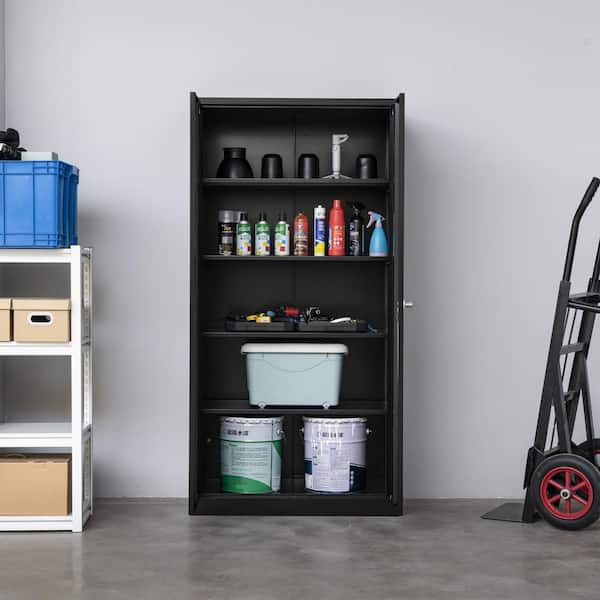 Locking storage cabinet home depot top