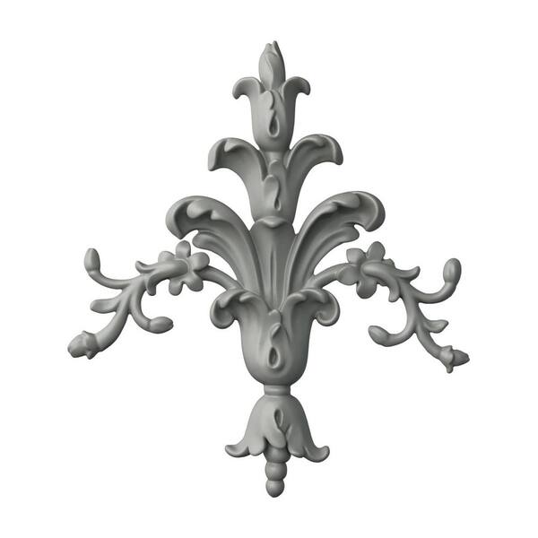 Ekena Millwork 0.88 in. x 9.625 in. x 9.875 in. Polyurethane Applique and Onlay Moulding