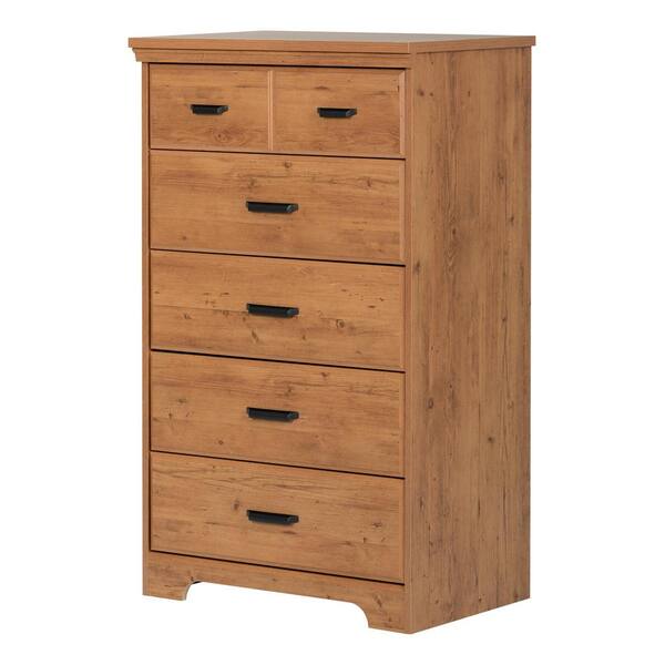 South Shore Versa 5-Drawer Country Pine Chest of Drawers
