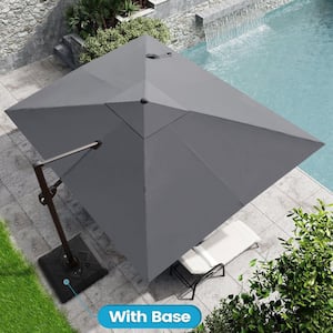 Reviews for Crestlive Products 11 ft. x 9 ft. Cantilever Patio Umbrella ...